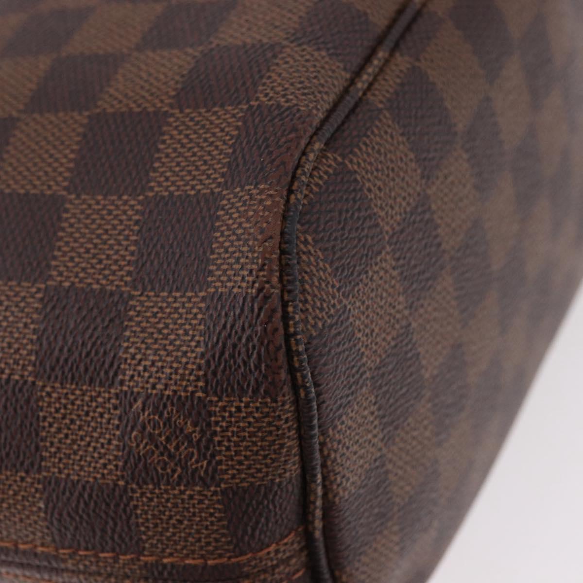 LOUIS VUITTON Damier Ebene Neverfull PM Tote Bag N51109 LV Auth ep14892A