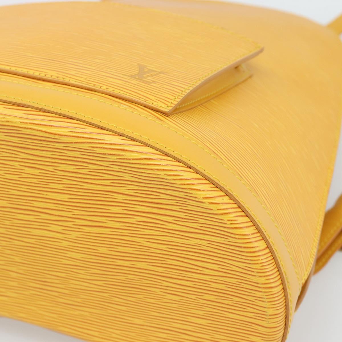 LOUIS VUITTON Epi Coblanc Shoulder Bag Yellow M52293 LV Auth ep14894