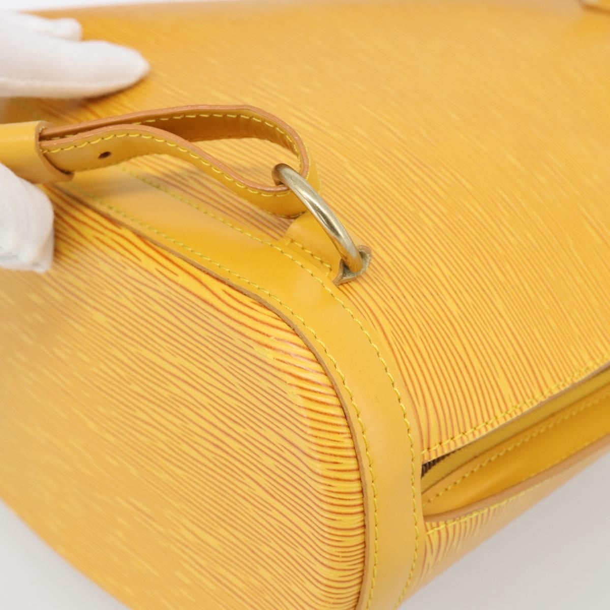 LOUIS VUITTON Epi Coblanc Shoulder Bag Yellow M52293 LV Auth ep14894