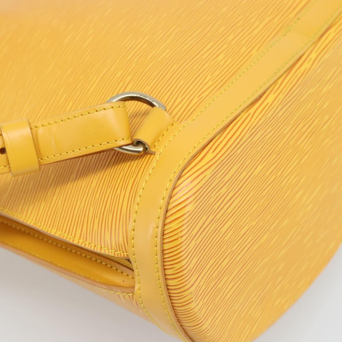 LOUIS VUITTON Epi Coblanc Shoulder Bag Yellow M52293 LV Auth ep14894