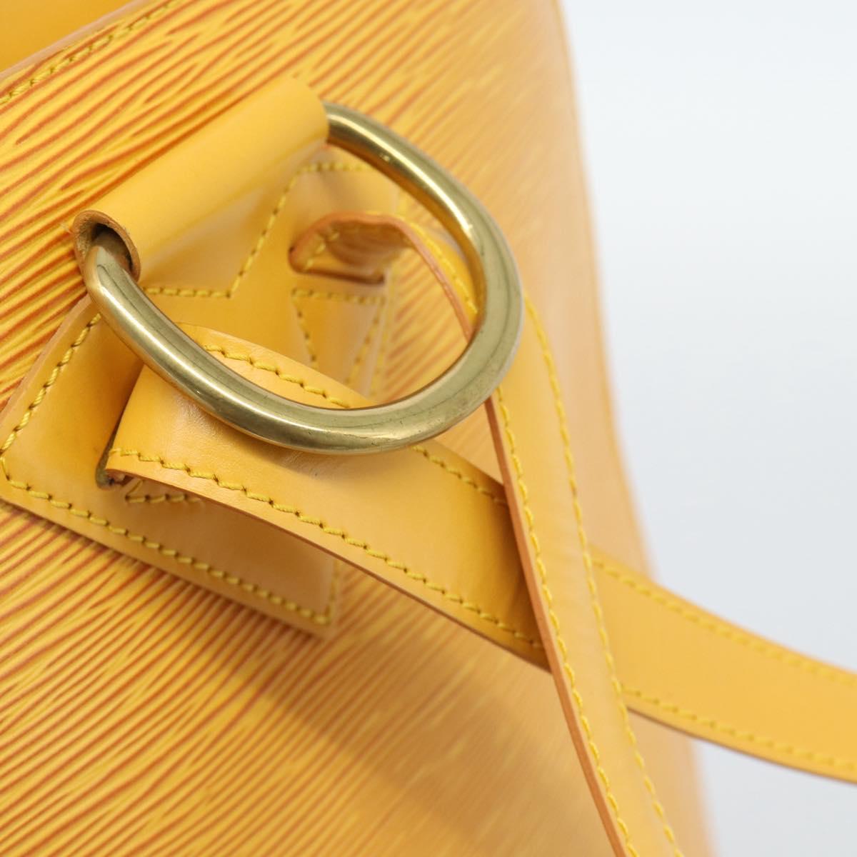 LOUIS VUITTON Epi Coblanc Shoulder Bag Yellow M52293 LV Auth ep14894