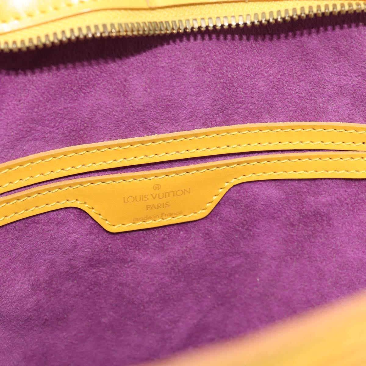 LOUIS VUITTON Epi Coblanc Shoulder Bag Yellow M52293 LV Auth ep14894