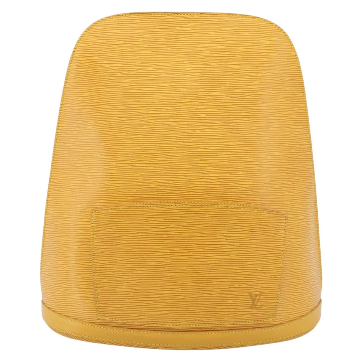 LOUIS VUITTON Epi Coblanc Shoulder Bag Yellow M52293 LV Auth ep14894