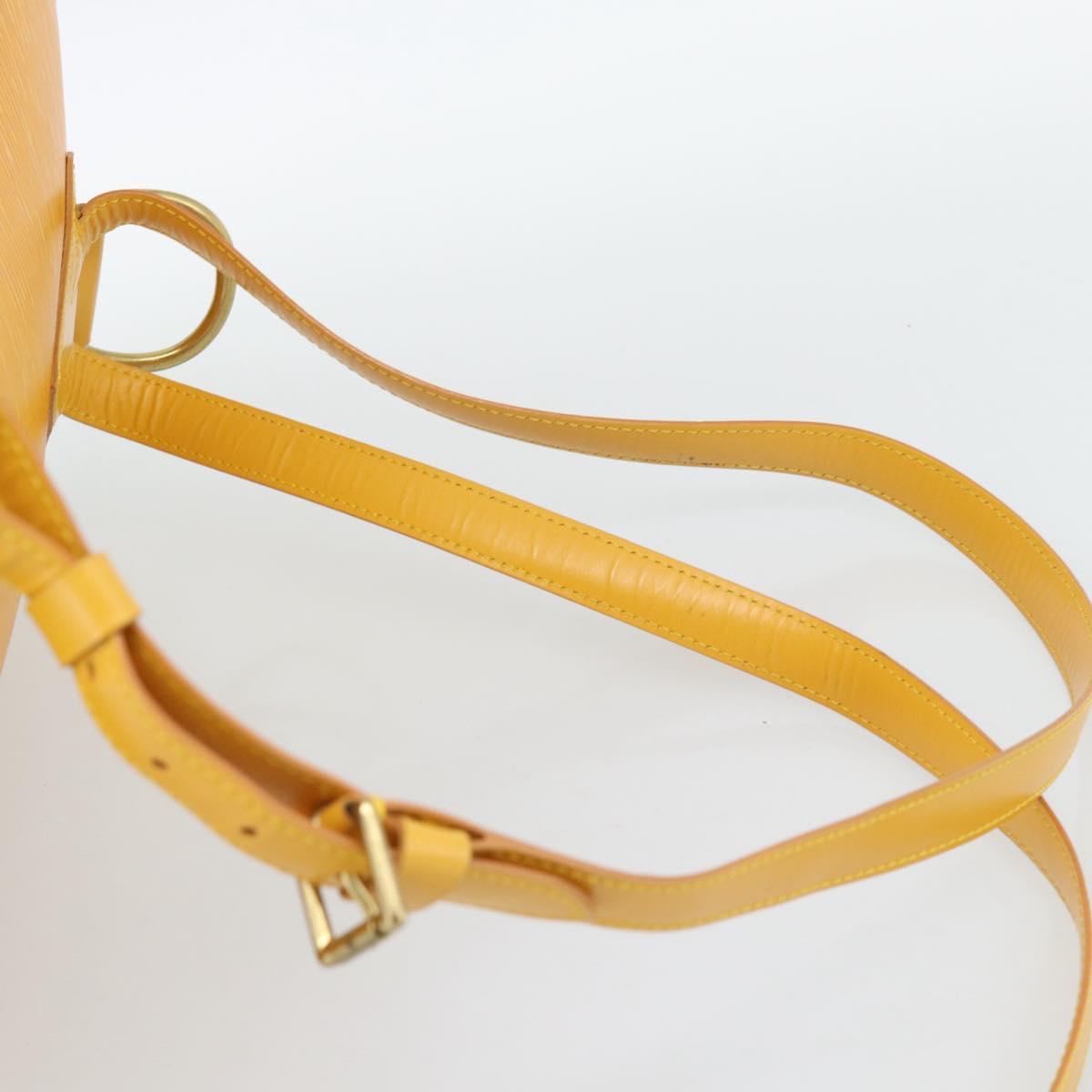 LOUIS VUITTON Epi Coblanc Shoulder Bag Yellow M52293 LV Auth ep14894