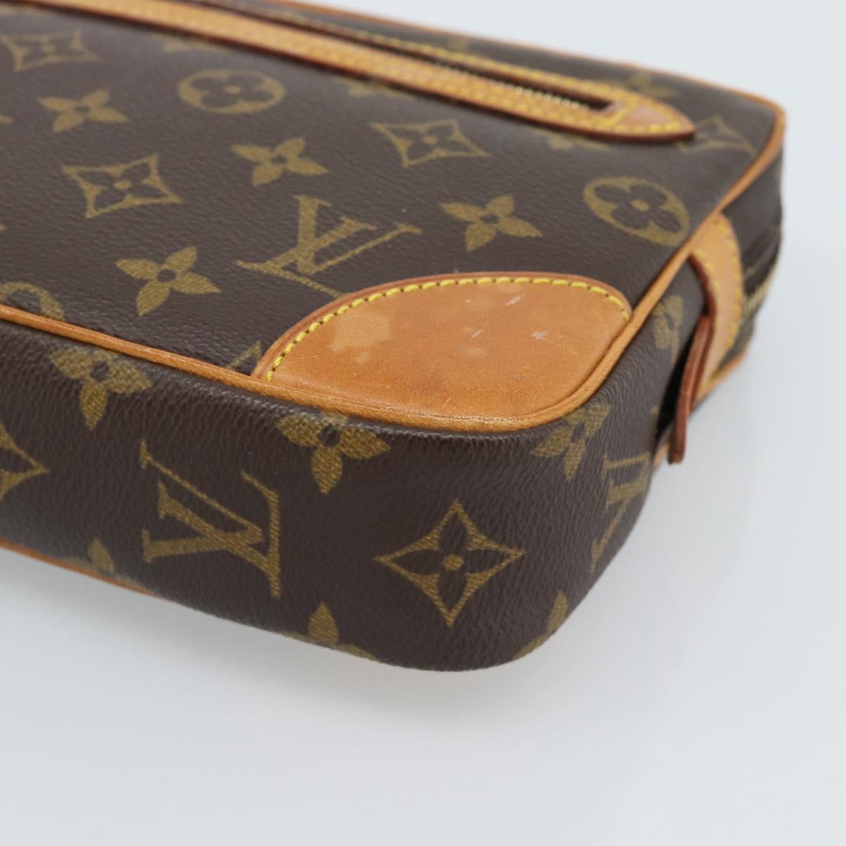 LOUIS VUITTON Monogram Marly Dragonne GM Clutch Bag M51825 LV Auth ep14895