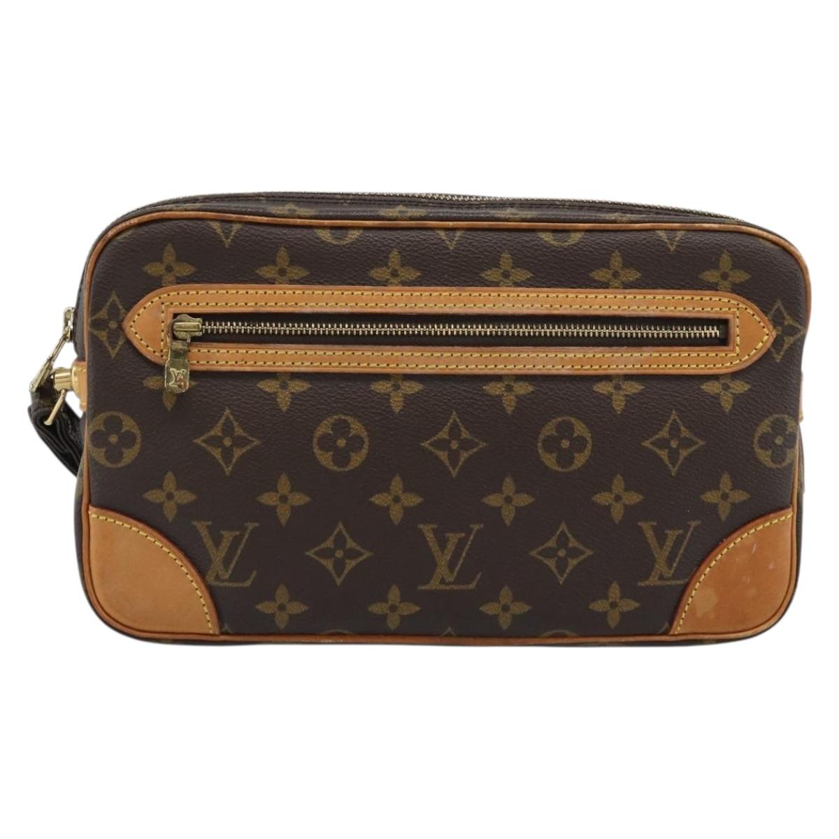 LOUIS VUITTON Monogram Marly Dragonne GM Clutch Bag M51825 LV Auth ep14895