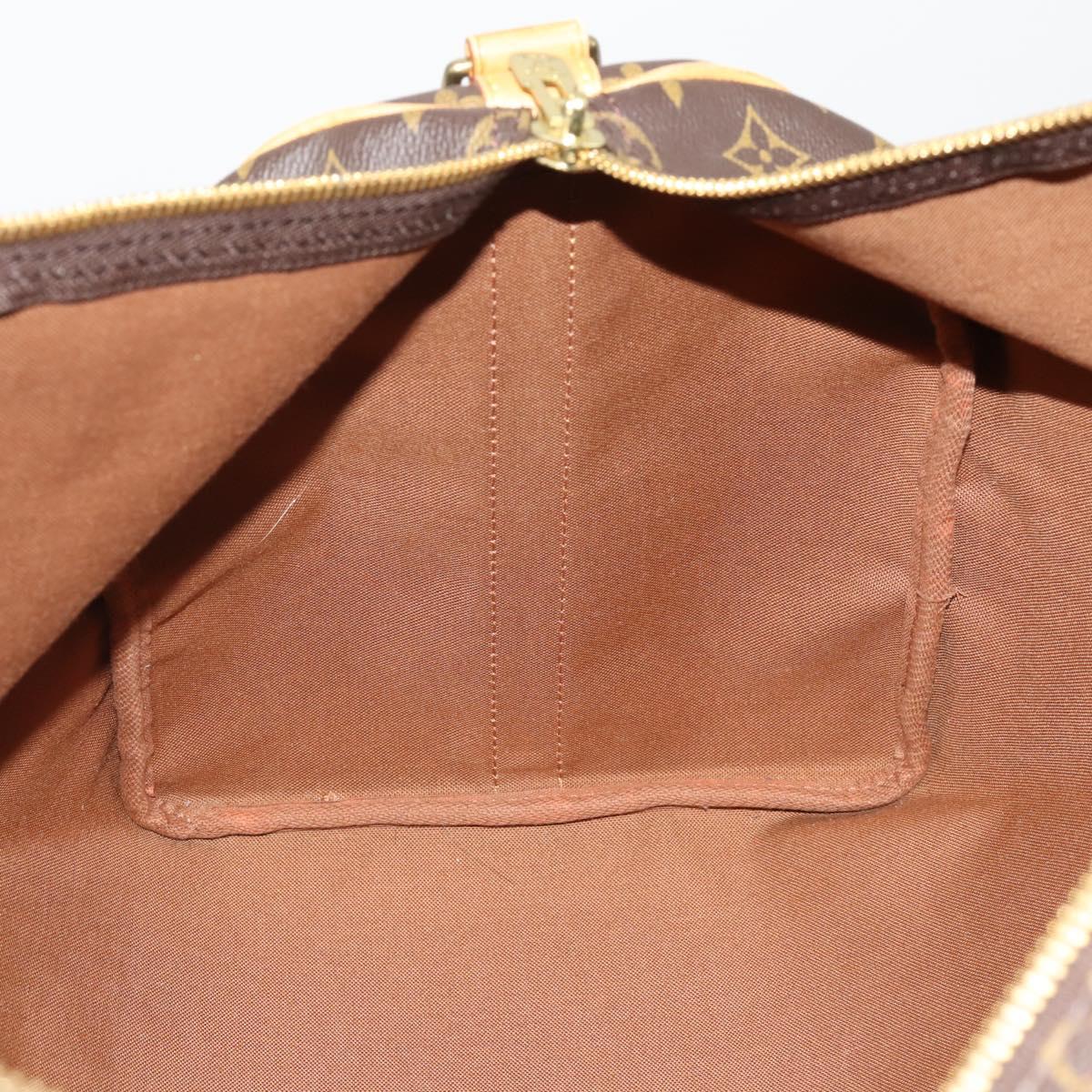 LOUIS VUITTON Monogram Keepall Bandouliere 50 Boston Bag M41416 LV Auth ep14896A