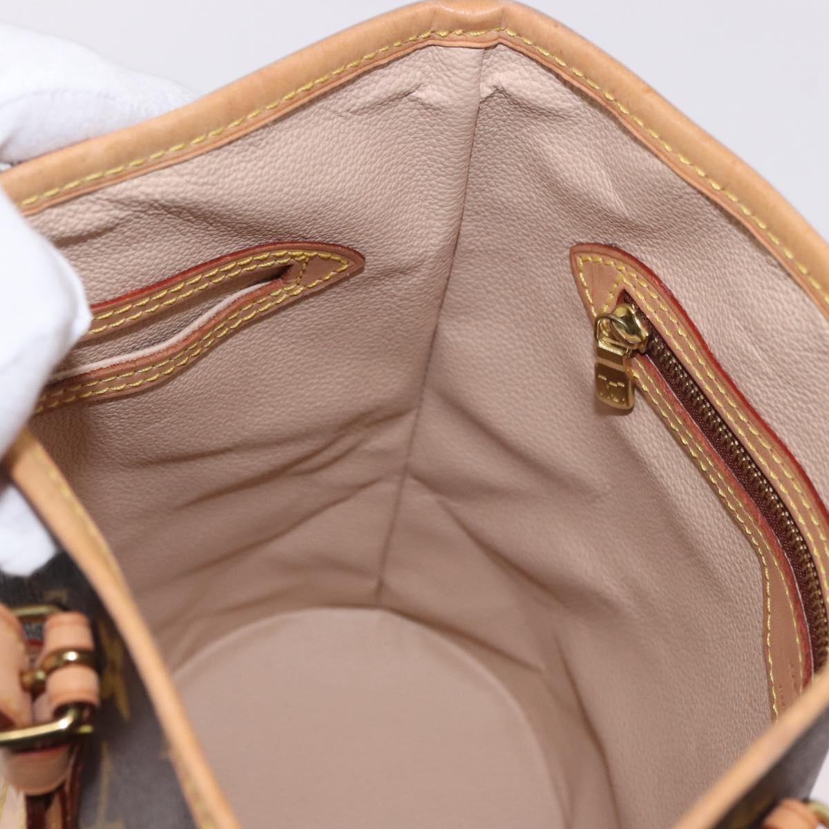 LOUIS VUITTON Monogram Bucket PM Shoulder Bag M42238 LV Auth ep14899V