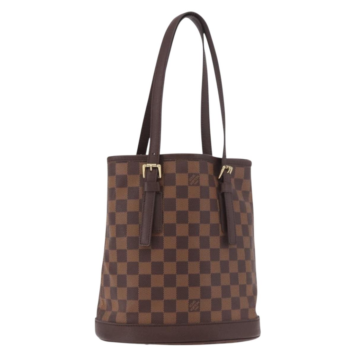 LOUIS VUITTON Damier Ebene Marais Shoulder Bag N42240 LV Auth ep14901V