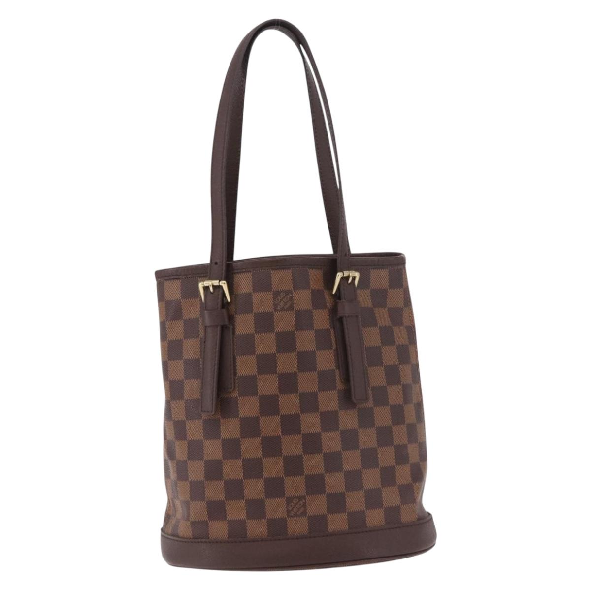LOUIS VUITTON Damier Ebene Marais Shoulder Bag N42240 LV Auth ep14901V