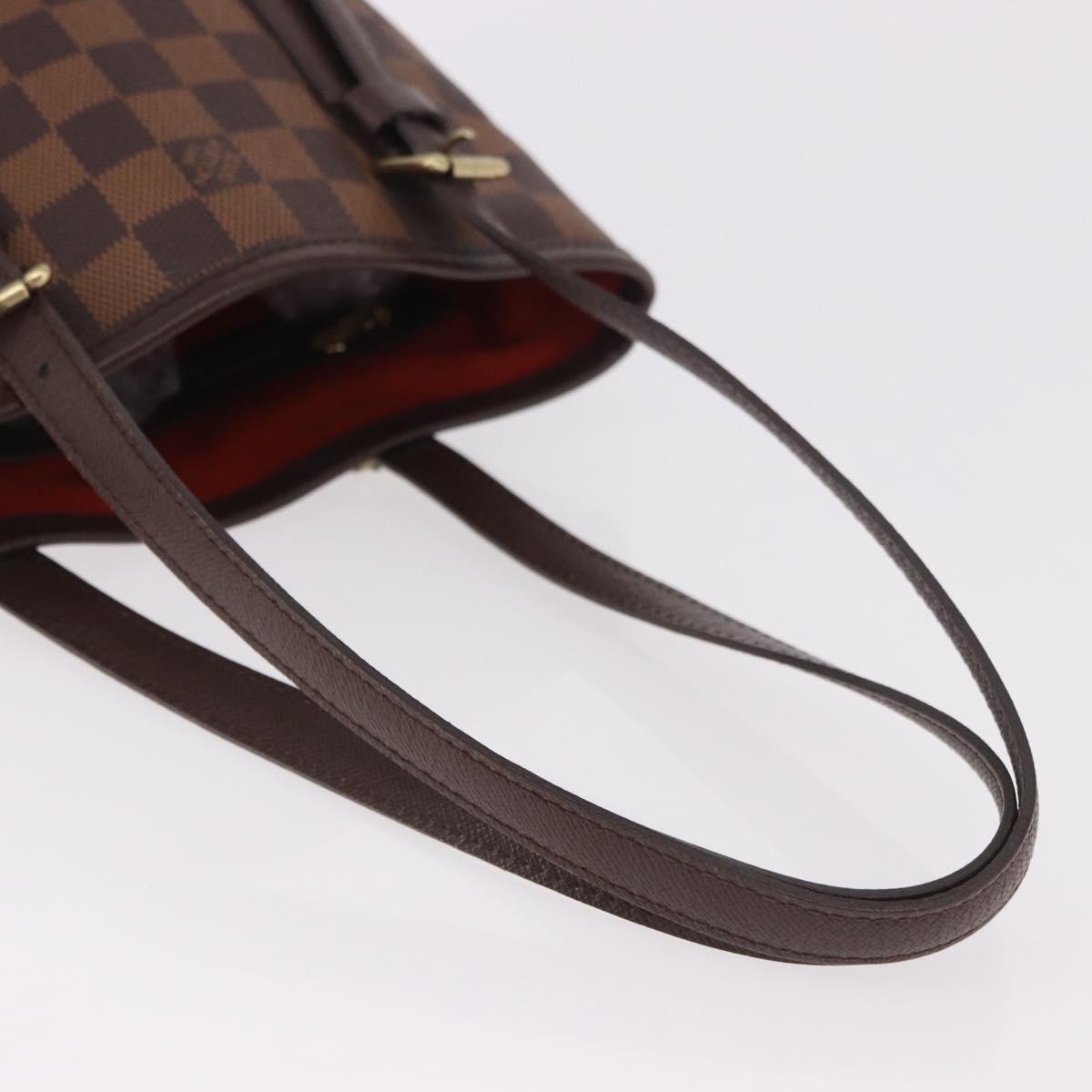 LOUIS VUITTON Damier Ebene Marais Shoulder Bag N42240 LV Auth ep14901V