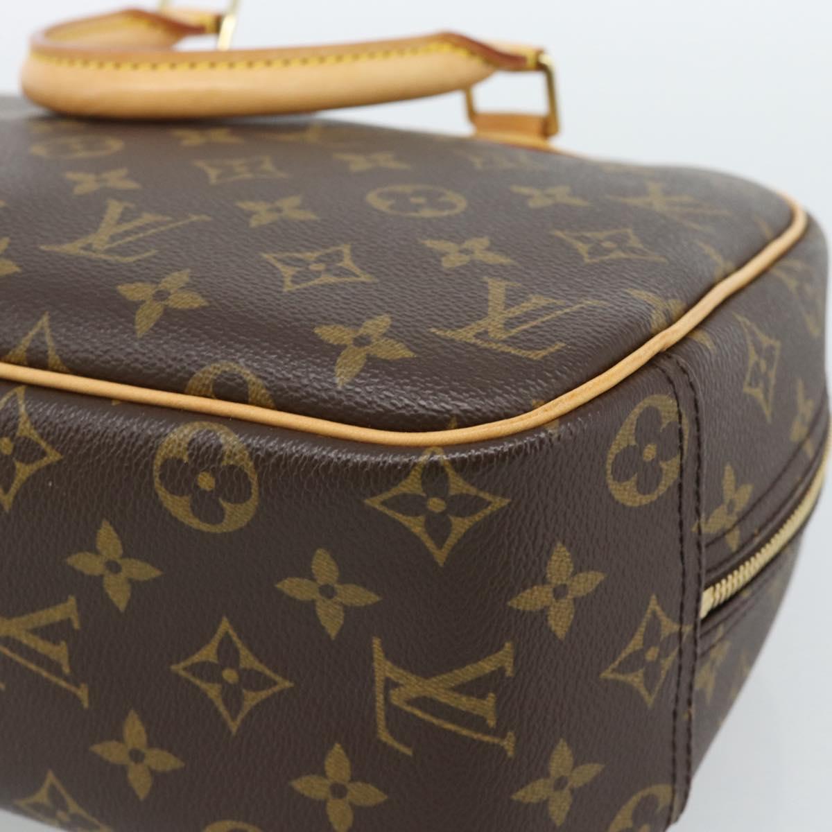 LOUIS VUITTON Monogram Trouville Hand Bag M42228 LV Auth ep14907V