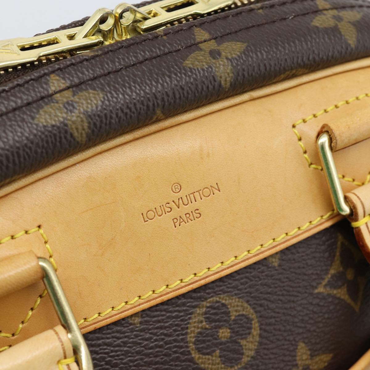 LOUIS VUITTON Monogram Trouville Hand Bag M42228 LV Auth ep14907V