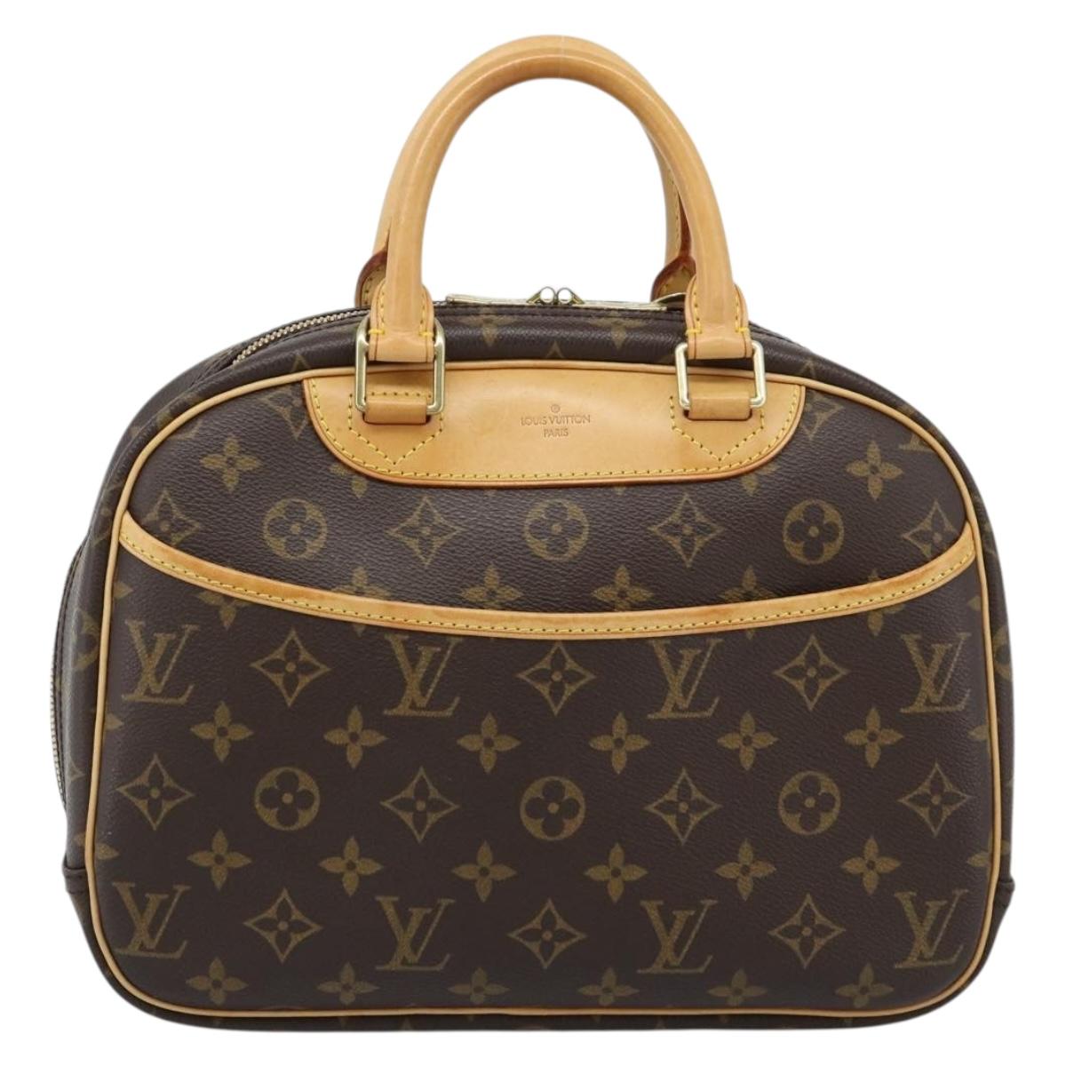 LOUIS VUITTON Monogram Trouville Hand Bag M42228 LV Auth ep14907V