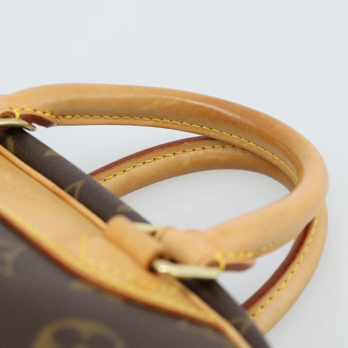 LOUIS VUITTON Monogram Trouville Hand Bag M42228 LV Auth ep14907V