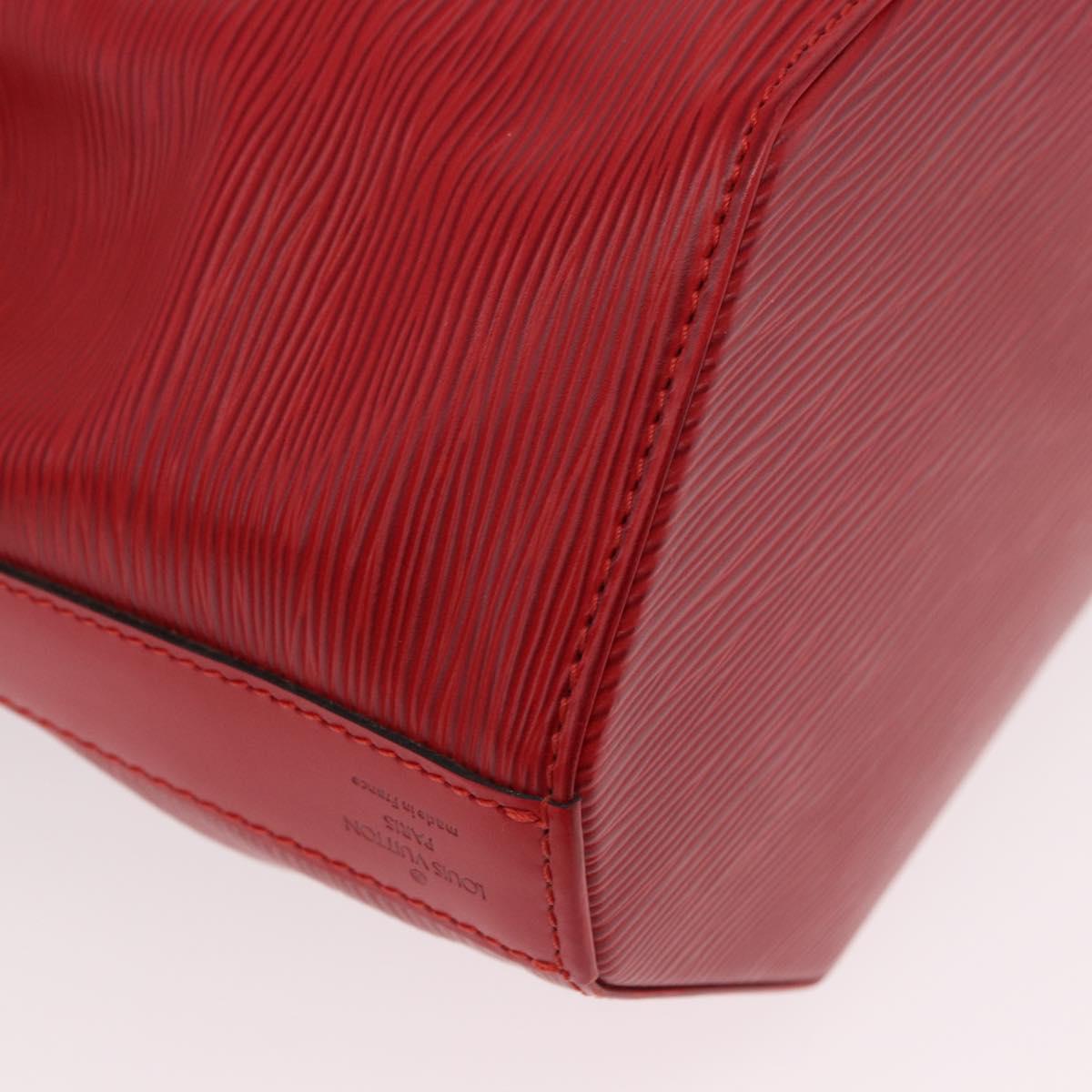 LOUIS VUITTON Epi Sac Depaule GM Shoulder Bag Red M80197 LV Auth ep14911A