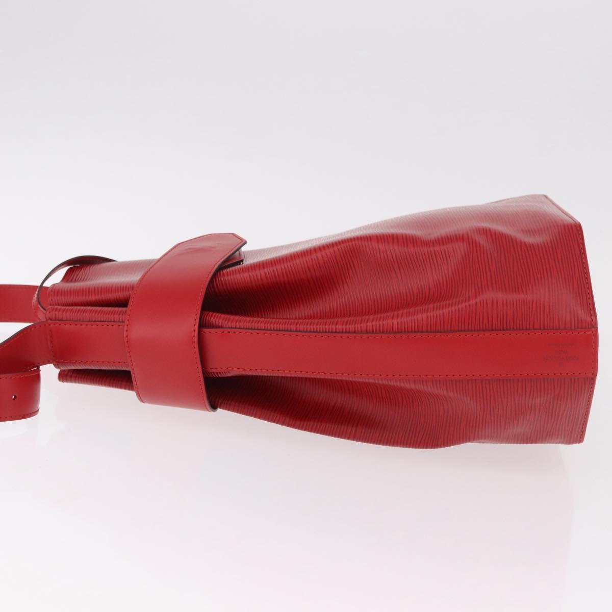 LOUIS VUITTON Epi Sac Depaule GM Shoulder Bag Red M80197 LV Auth ep14911A