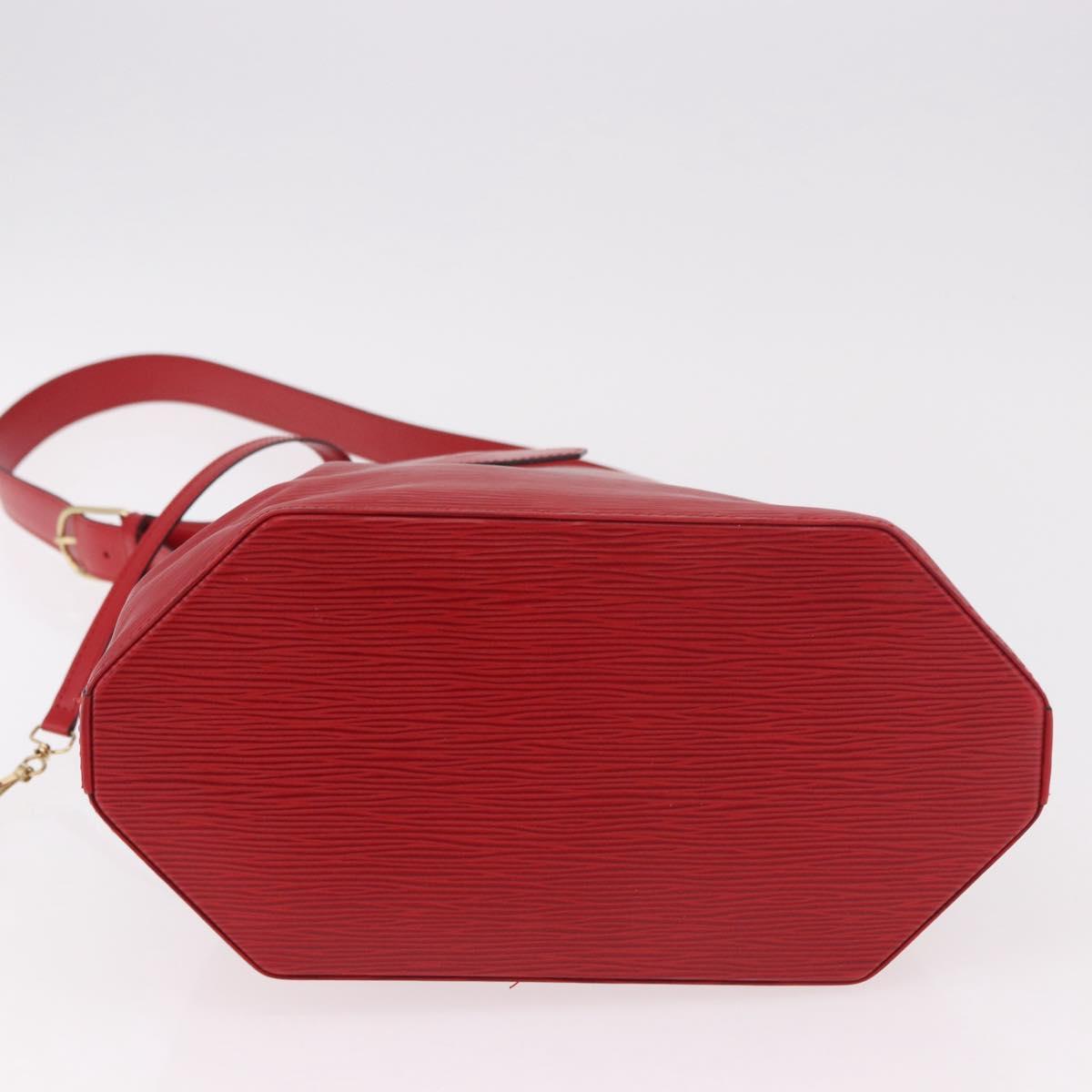LOUIS VUITTON Epi Sac Depaule GM Shoulder Bag Red M80197 LV Auth ep14911A
