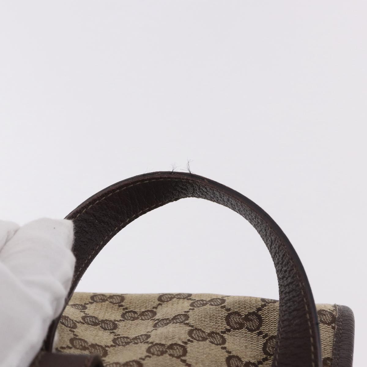 GUCCI GG Canvas Backpack Beige Gold 141642 Auth ep14925A