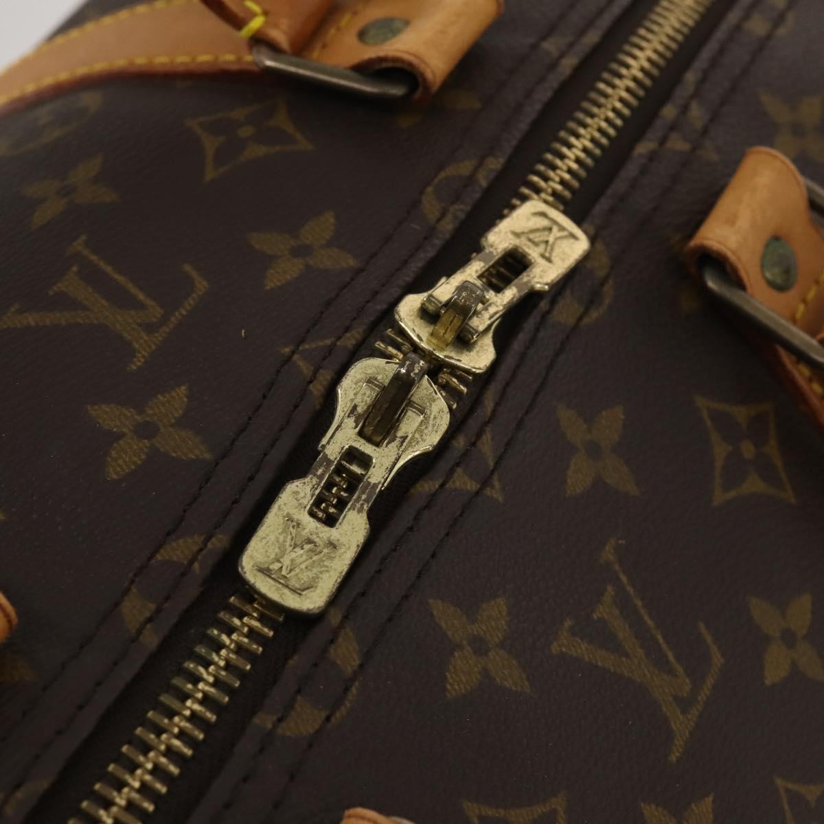 LOUIS VUITTON Monogram Keepall Bandouliere 60 Boston Bag M41412 LV Auth ep14932