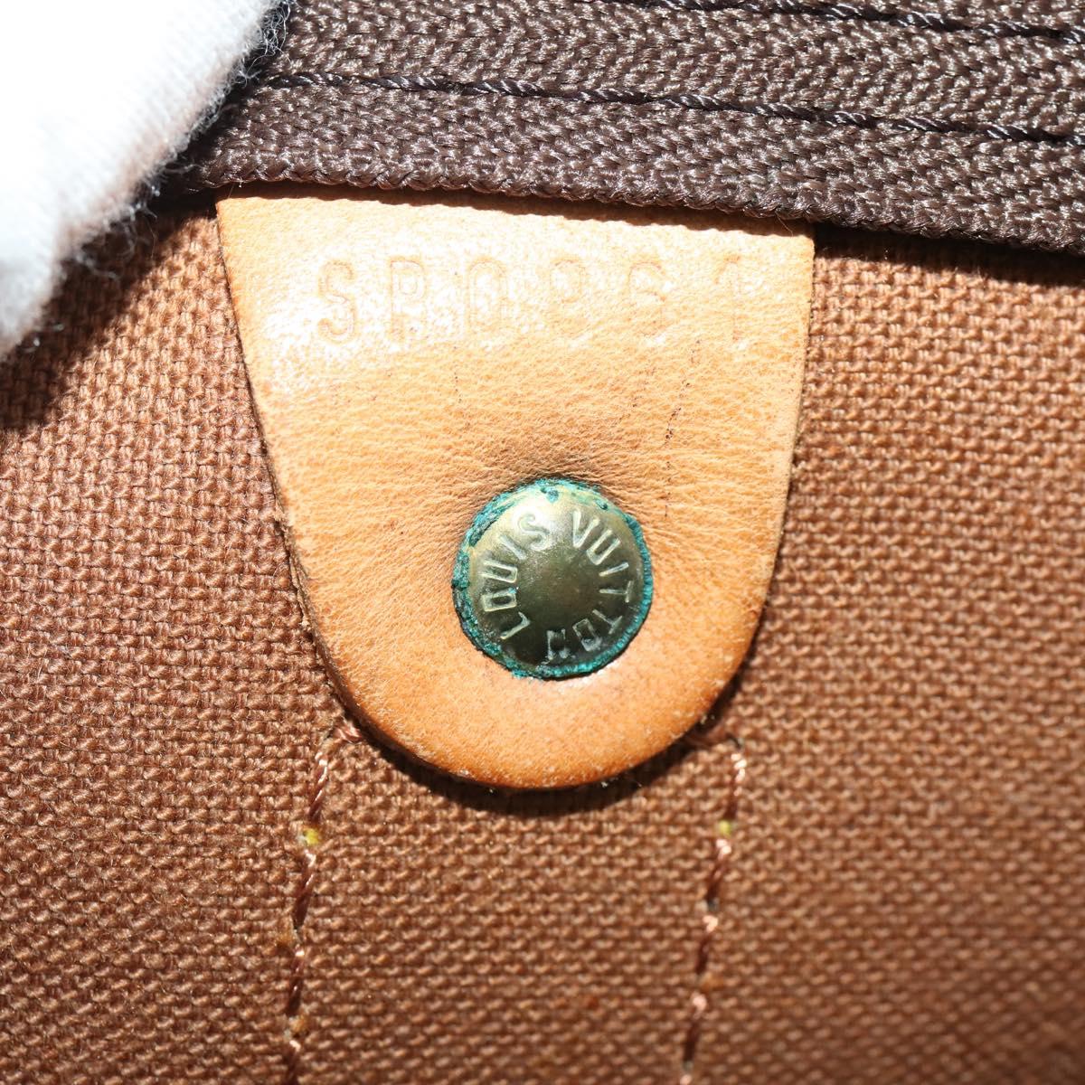 LOUIS VUITTON Monogram Keepall Bandouliere 60 Boston Bag M41412 LV Auth ep14932