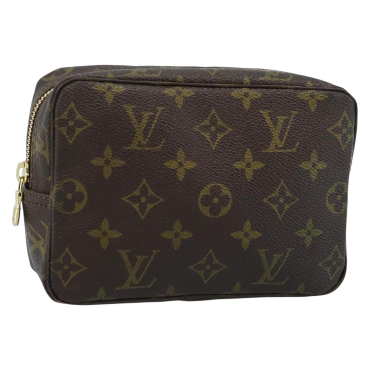LOUIS VUITTON Monogram Trousse Toilette 28 Clutch Bag M47522 LV Auth ep14933A