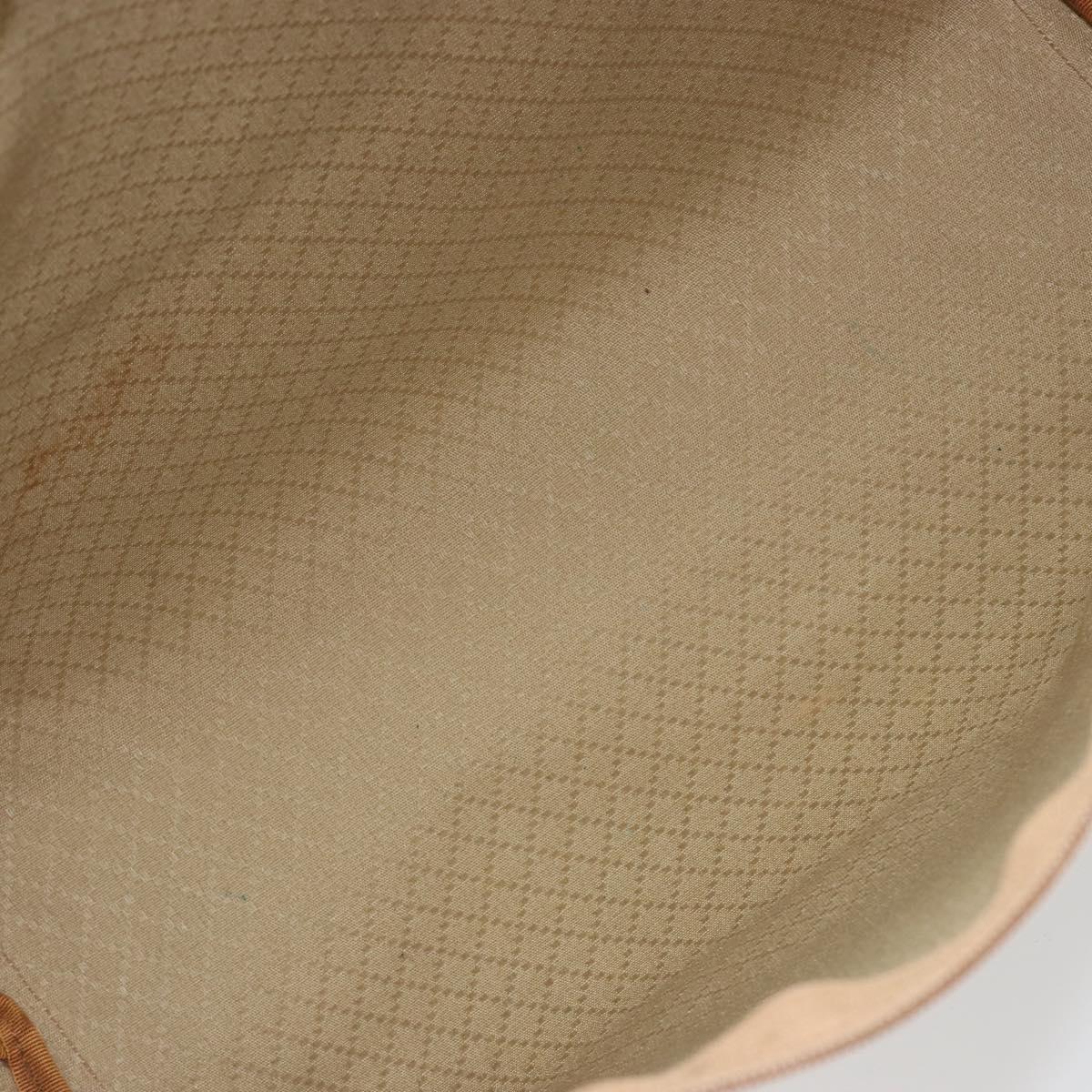 GUCCI Micro GG Supreme Tote Bag PVC Beige Gold 02 39 4868 Auth ep14936