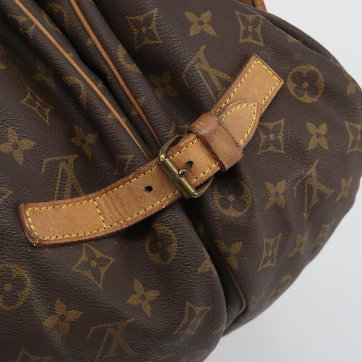 LOUIS VUITTON Monogram Saumur 35 Shoulder Bag M42254 LV Auth ep14937