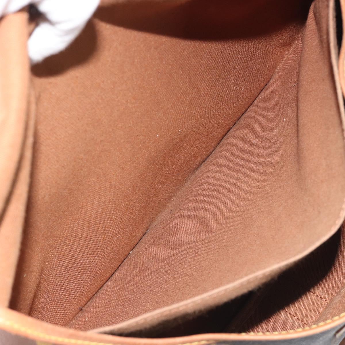 LOUIS VUITTON Monogram Saumur 35 Shoulder Bag M42254 LV Auth ep14937