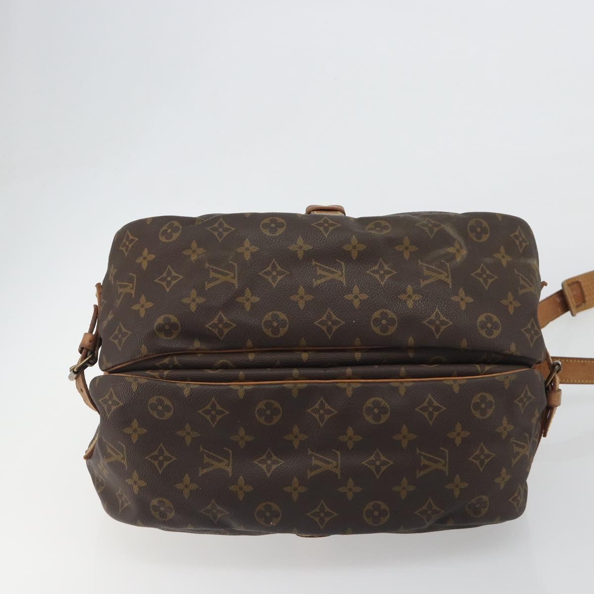 LOUIS VUITTON Monogram Saumur 35 Shoulder Bag M42254 LV Auth ep14937