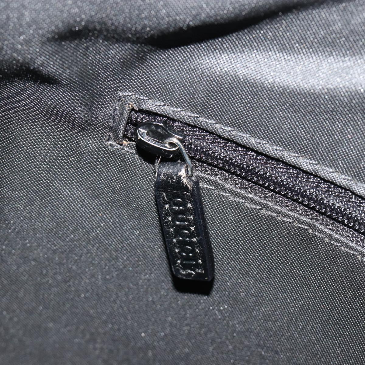 GUCCI GG Canvas Hand Bag Black Silver 001 3386 Auth ep14941