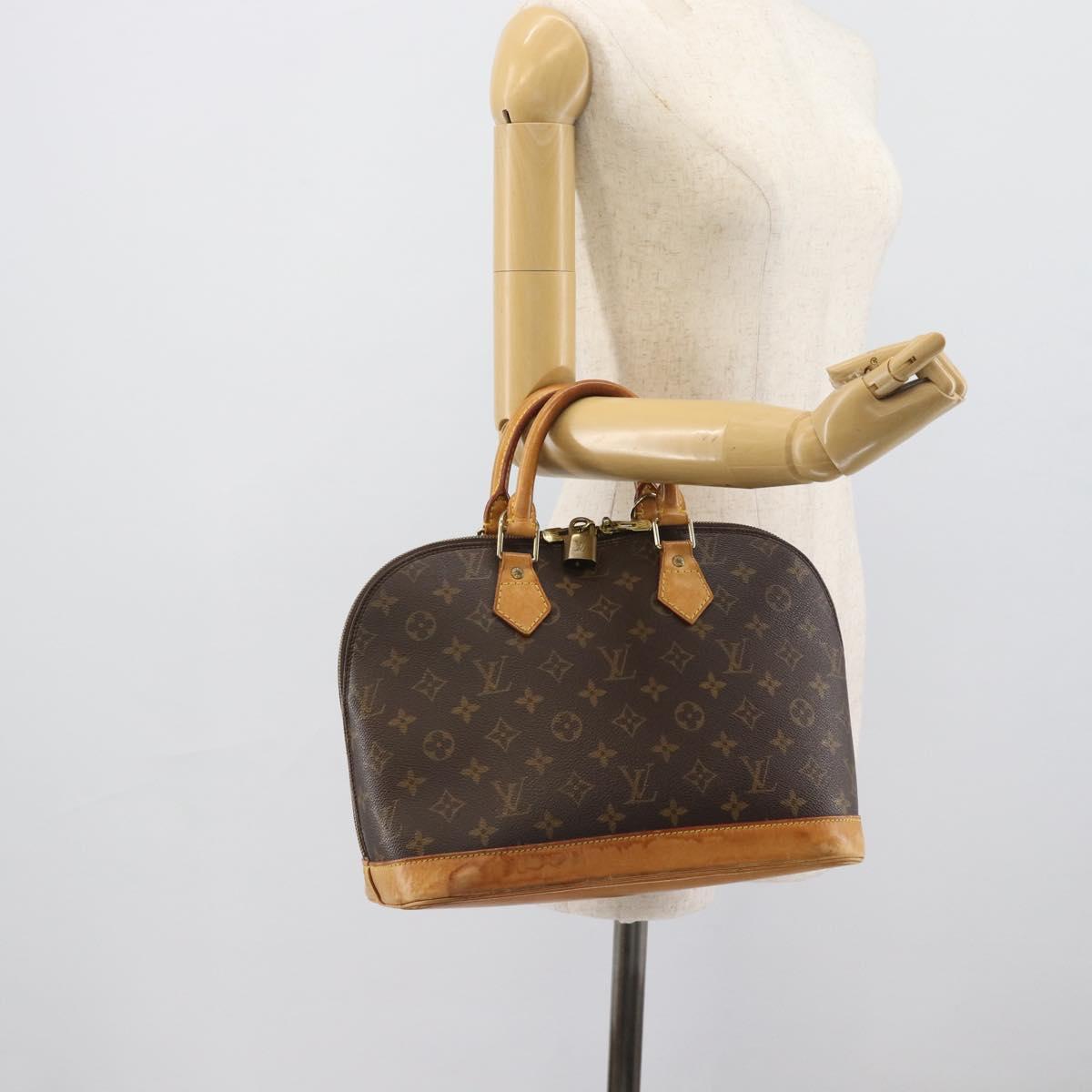 LOUIS VUITTON Monogram Alma Hand Bag M51130 LV Auth ep14946