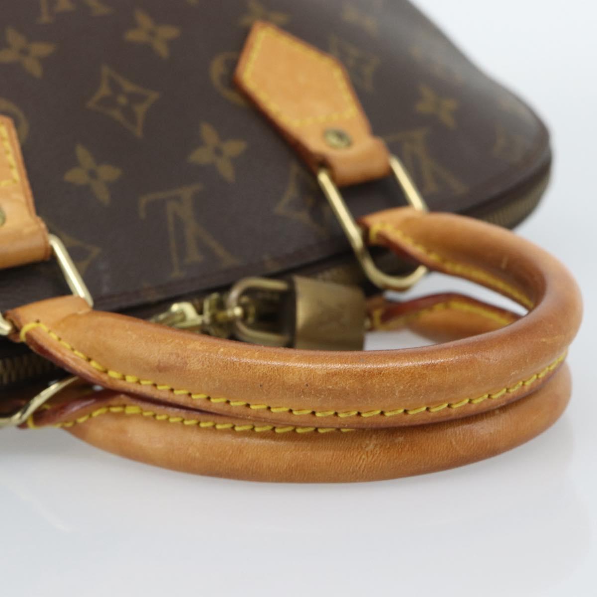 LOUIS VUITTON Monogram Alma Hand Bag M51130 LV Auth ep14946