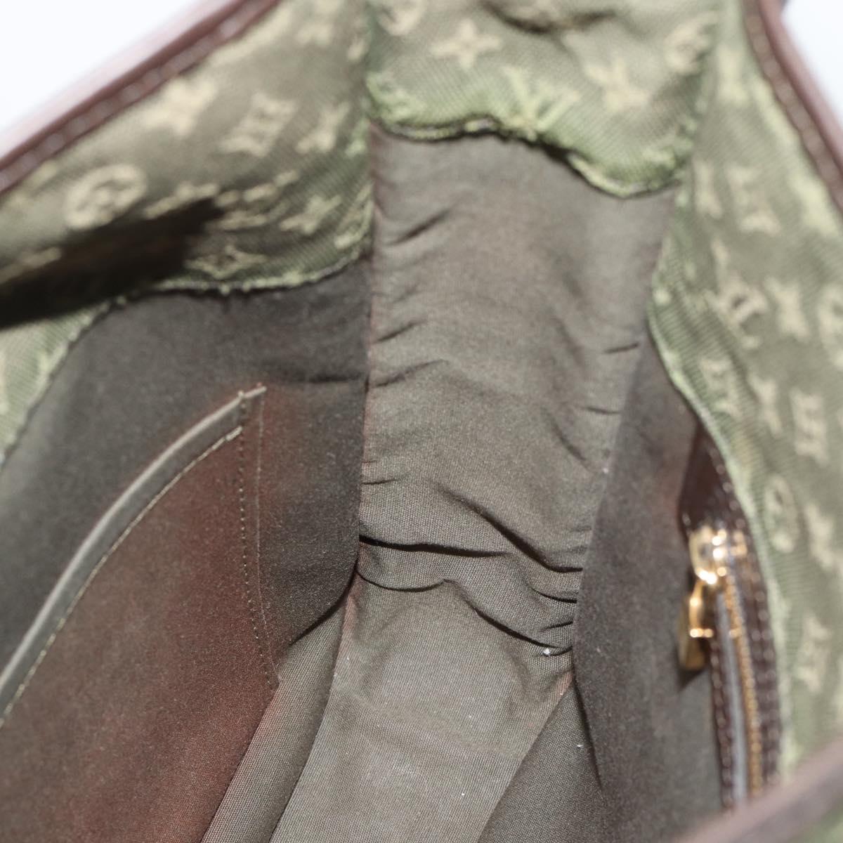 LOUIS VUITTON Monogram Mini Besace Mary Kate Bag TST Khaki M92322 Auth ep14948
