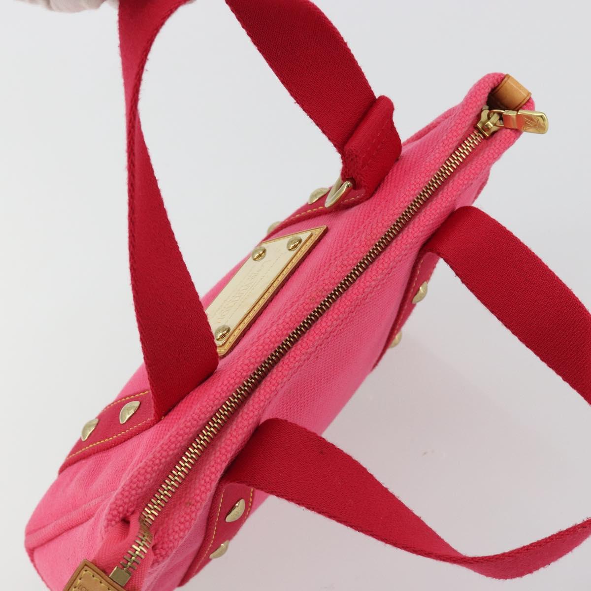 LOUIS VUITTON Antigua Cabas PM Hand Bag Rouge Pink M40088 LV Auth ep14951V