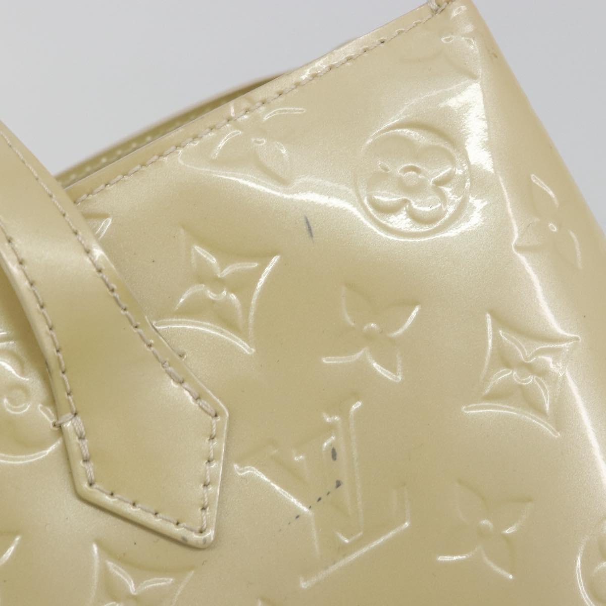 LOUIS VUITTON Monogram Vernis Wilshire PM Bag Broncorail M91452 Auth ep14958