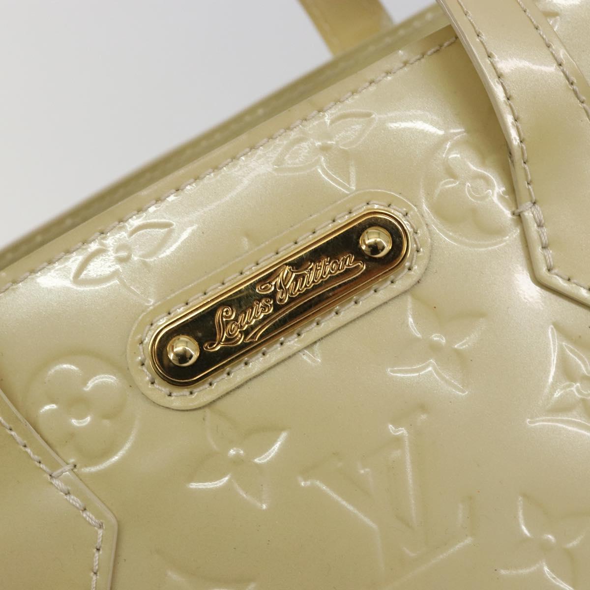 LOUIS VUITTON Monogram Vernis Wilshire PM Bag Broncorail M91452 Auth ep14958