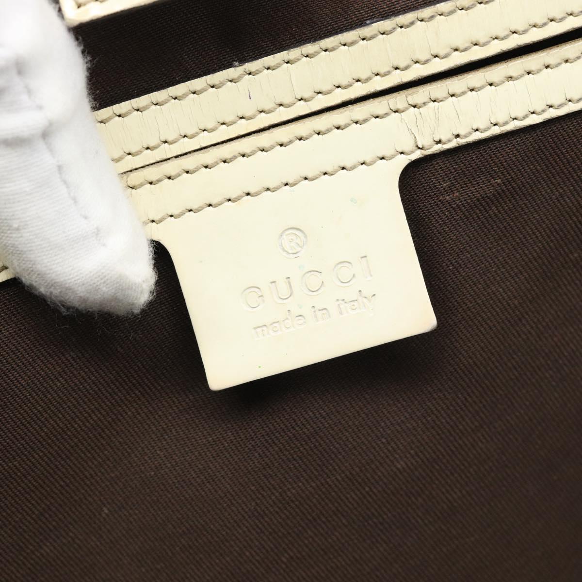 GUCCI GG Supreme Tote Bag PVC Beige Gold 197953 Auth ep14963
