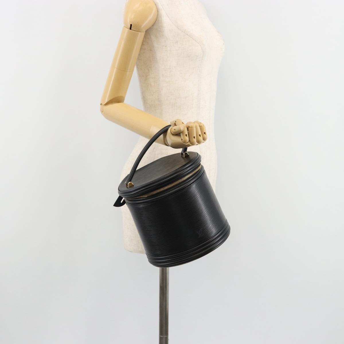 LOUIS VUITTON Epi Cannes Hand Bag Black M48032 LV Auth ep14971A