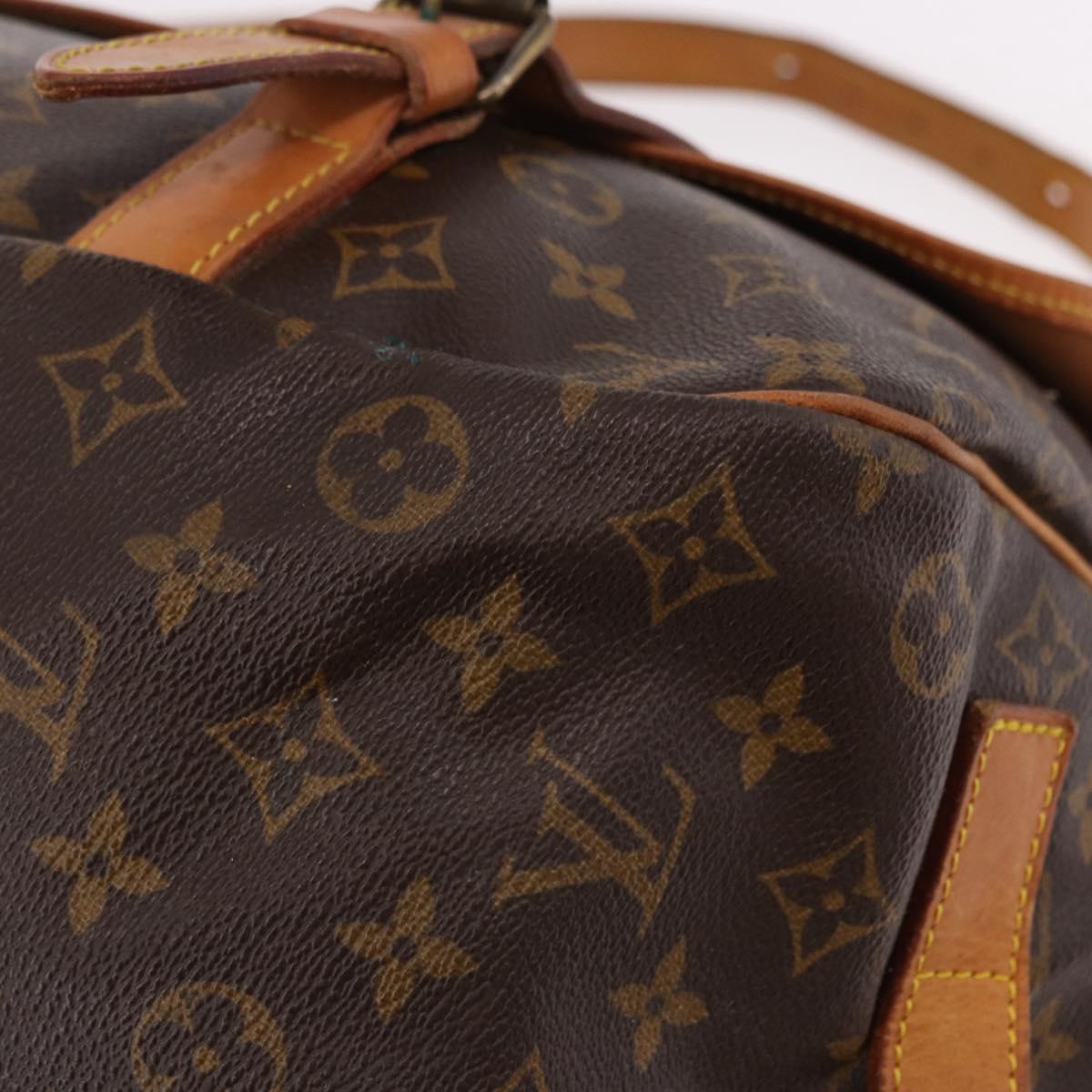 LOUIS VUITTON Monogram Saumur 43 Shoulder Bag M42252 LV Auth ep14979