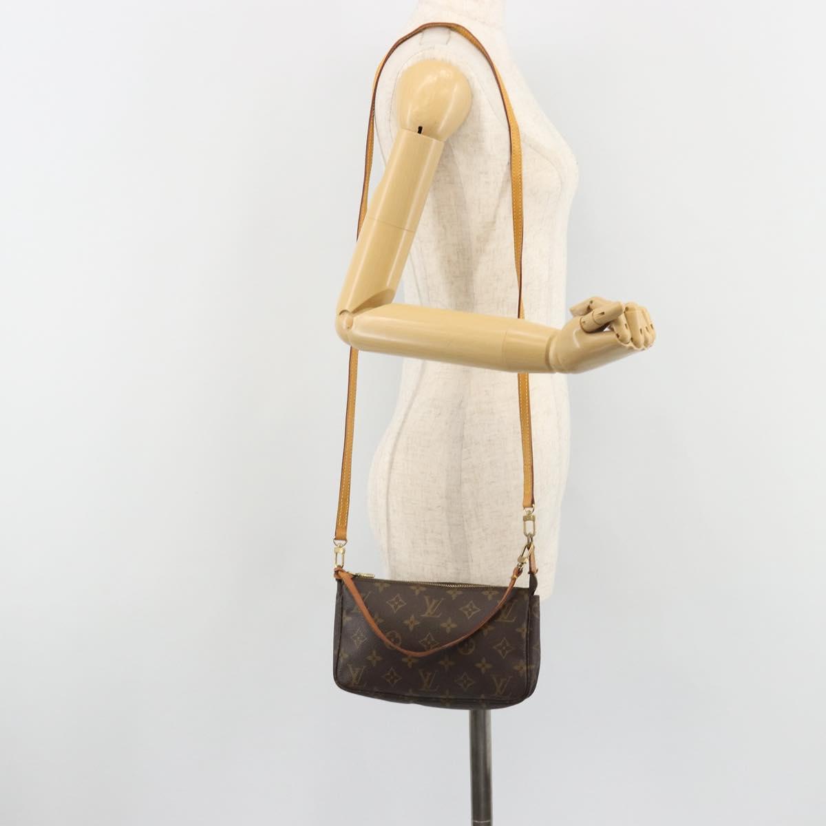 LOUIS VUITTON Monogram Pochette Accessoires Pouch M51980 LV Auth ep14984