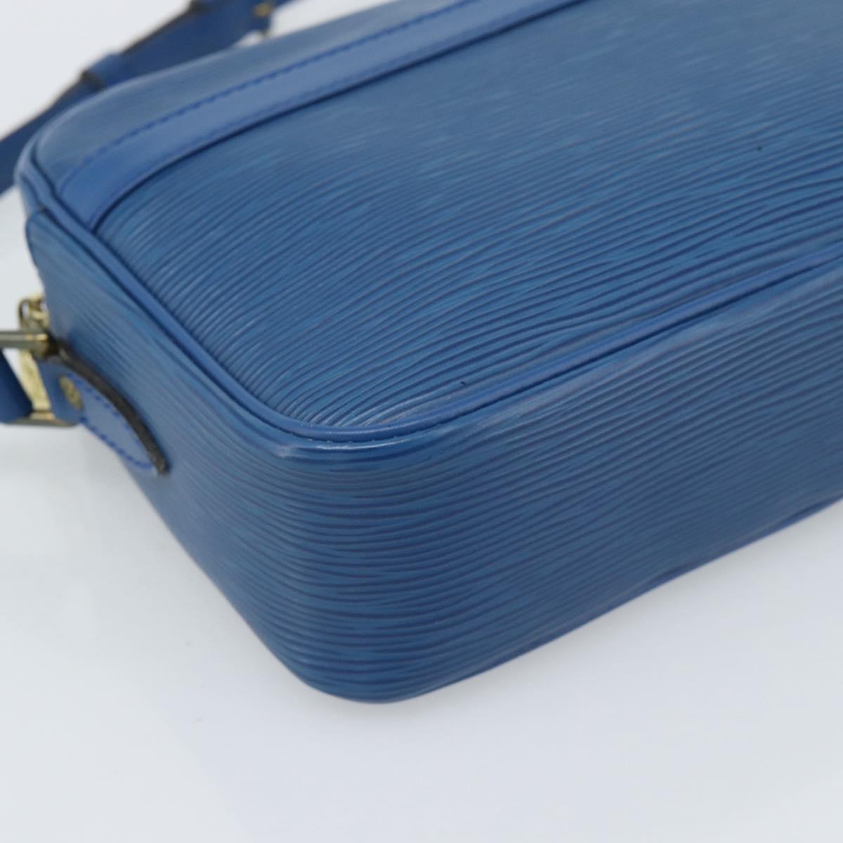 LOUIS VUITTON Epi Trocadero 23 Shoulder Bag Blue M52305 LV Auth ep14994