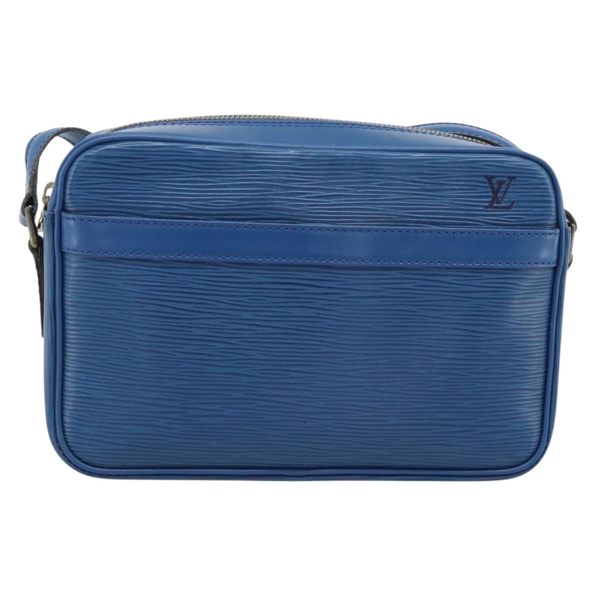 LOUIS VUITTON Epi Trocadero 23 Shoulder Bag Blue M52305 LV Auth ep14994
