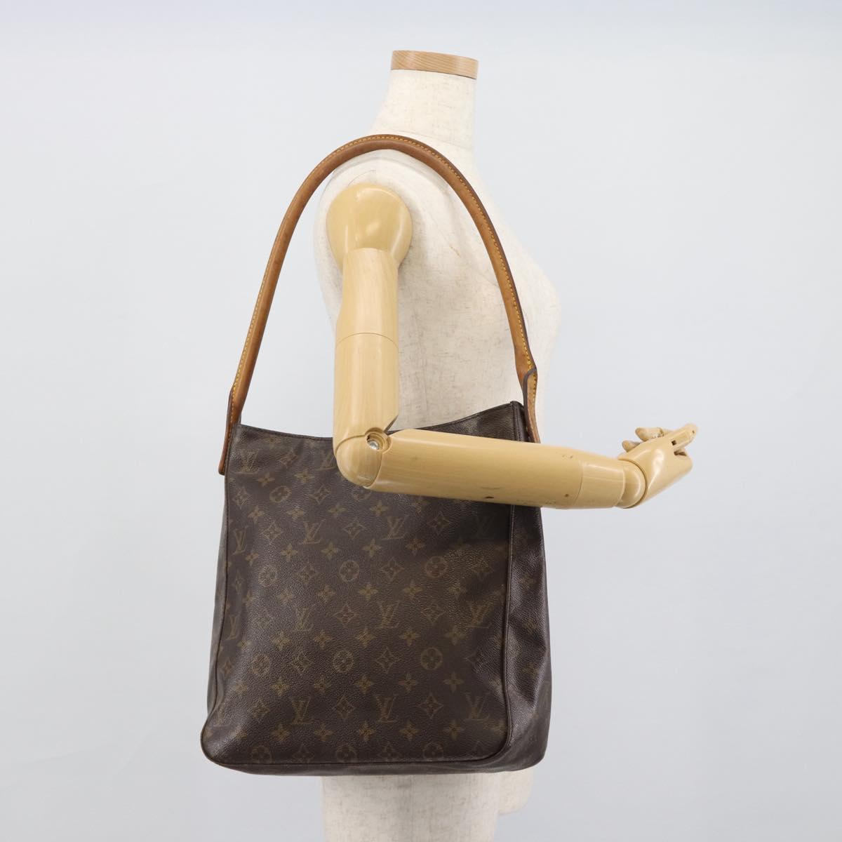LOUIS VUITTON Monogram Looping GM Shoulder Bag M51145 LV Auth ep14997