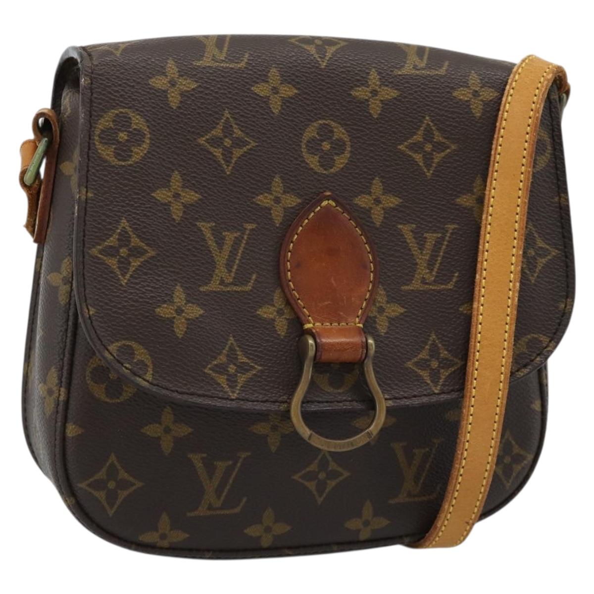 LOUIS VUITTON Monogram Saint Cloud MM Shoulder Bag M51243 LV Auth ep14999
