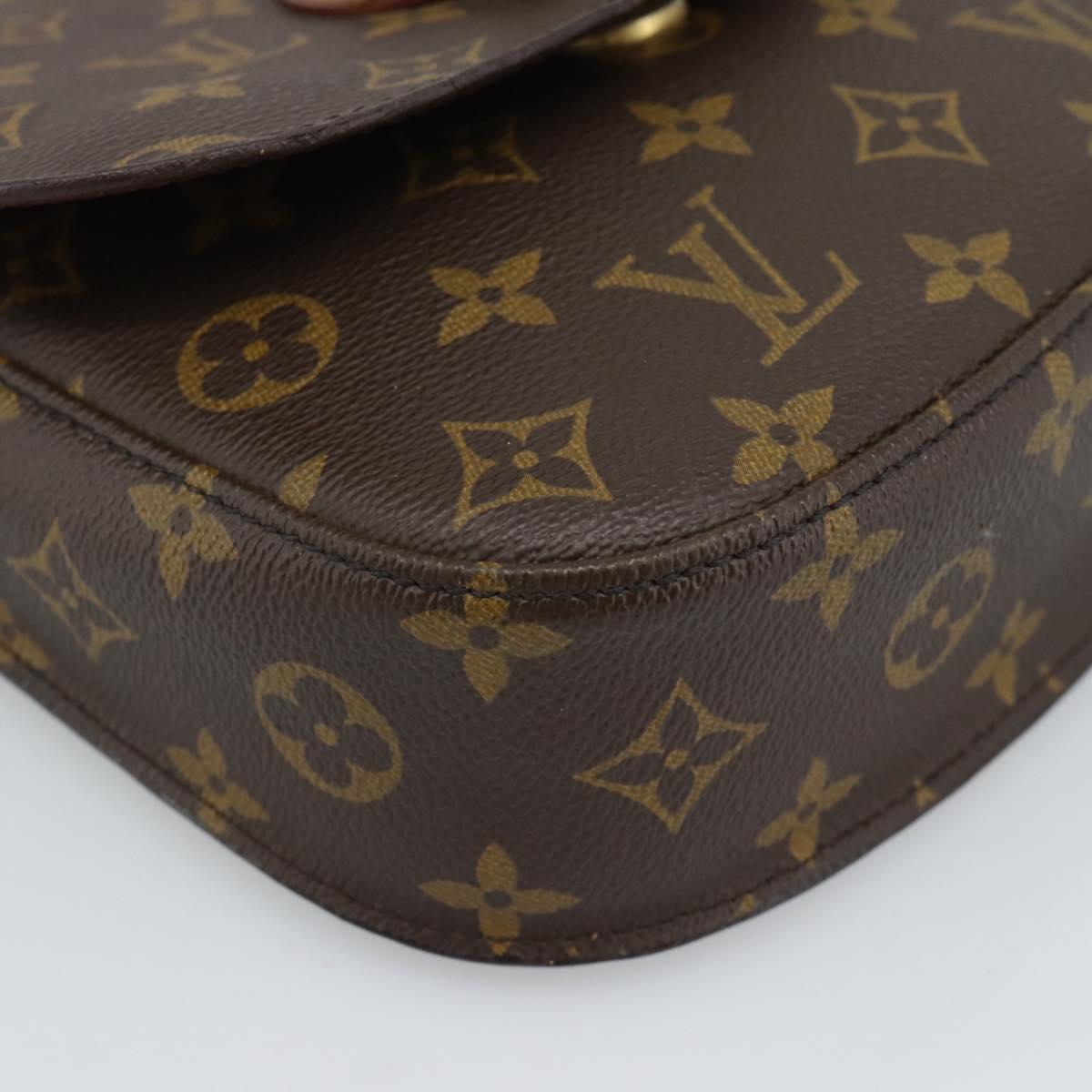 LOUIS VUITTON Monogram Saint Cloud MM Shoulder Bag M51243 LV Auth ep14999