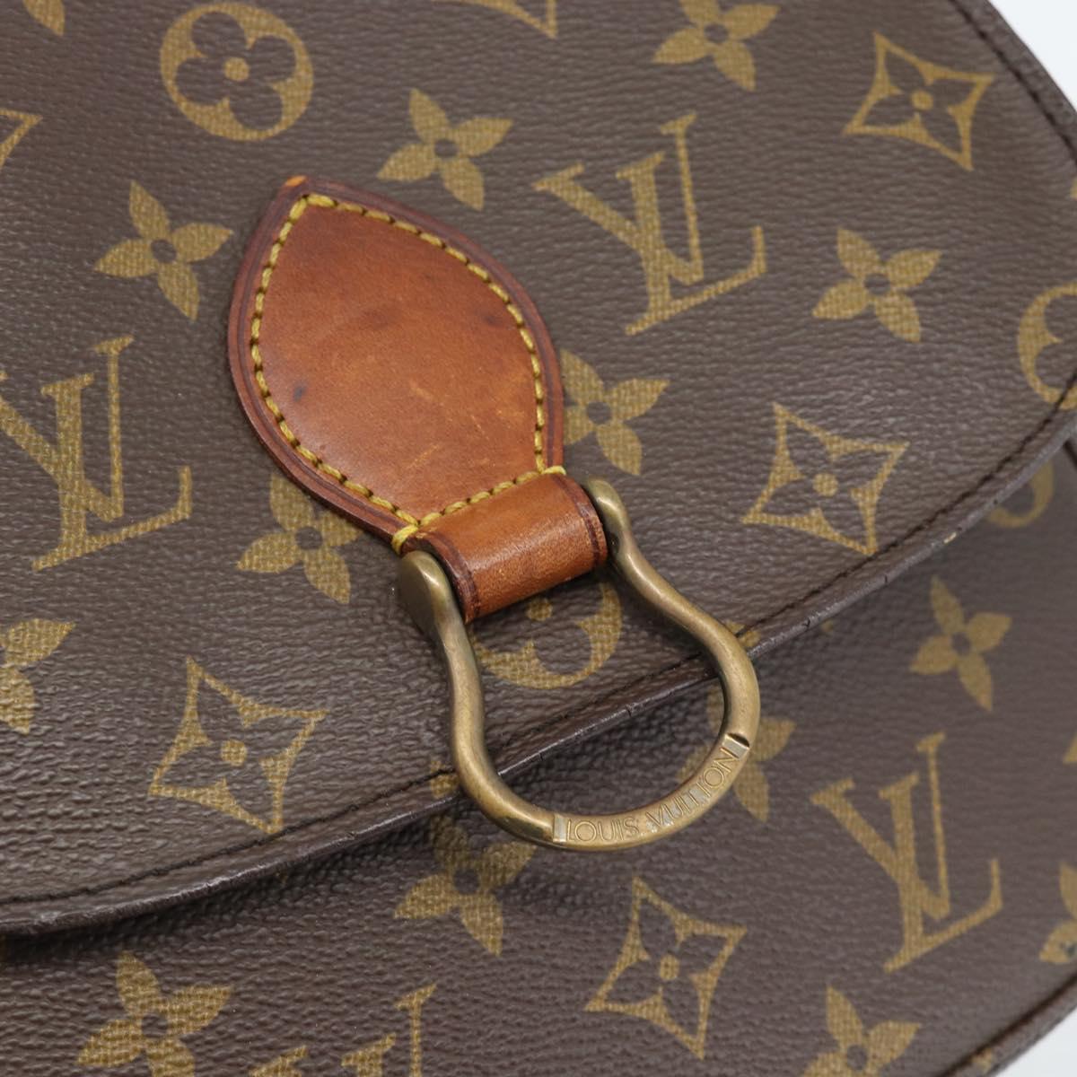 LOUIS VUITTON Monogram Saint Cloud MM Shoulder Bag M51243 LV Auth ep14999