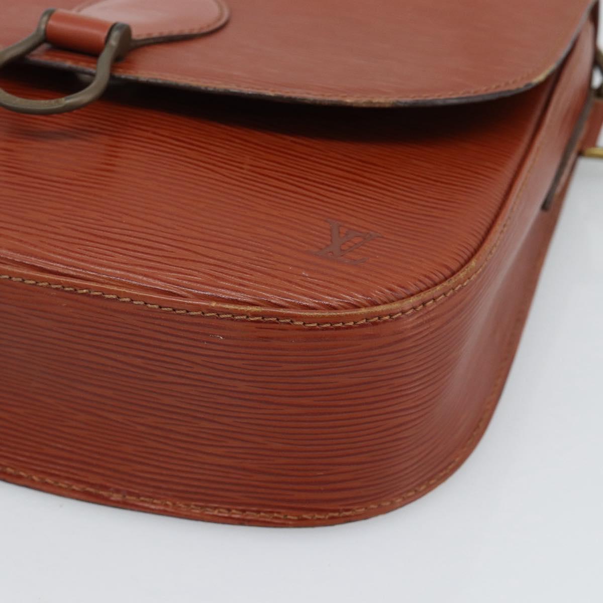 LOUIS VUITTON Epi Saint Cloud GM Shoulder Bag Brown M52193 LV Auth ep15008