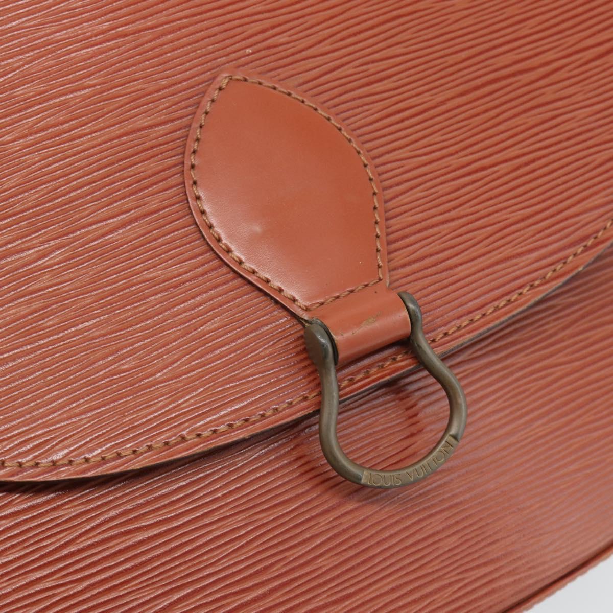 LOUIS VUITTON Epi Saint Cloud GM Shoulder Bag Brown M52193 LV Auth ep15008