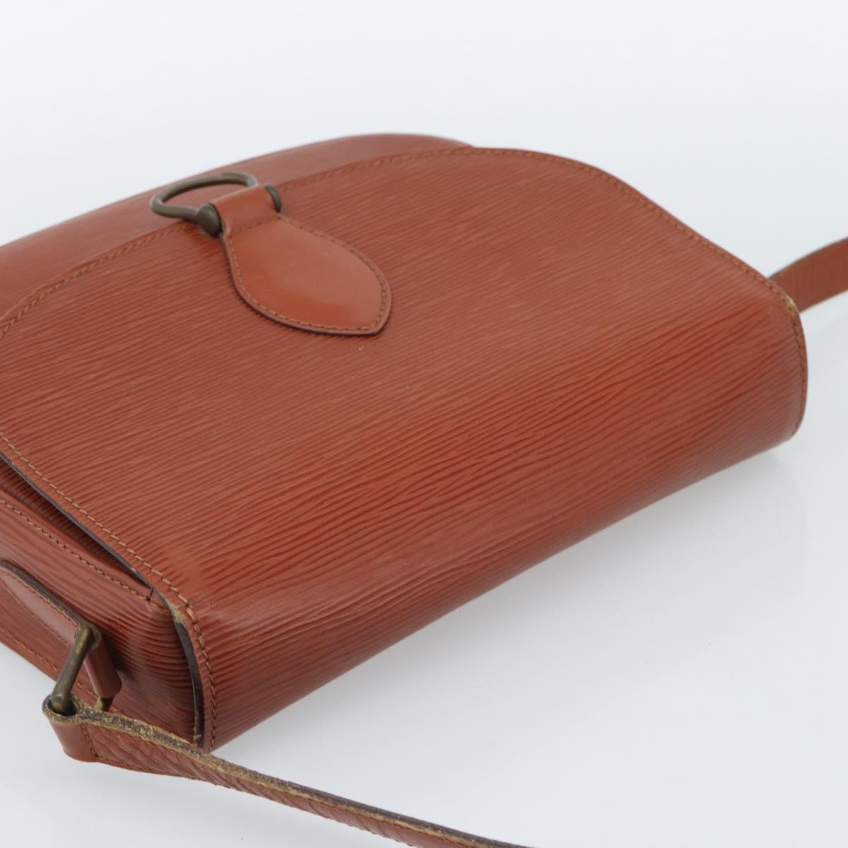 LOUIS VUITTON Epi Saint Cloud GM Shoulder Bag Brown M52193 LV Auth ep15008